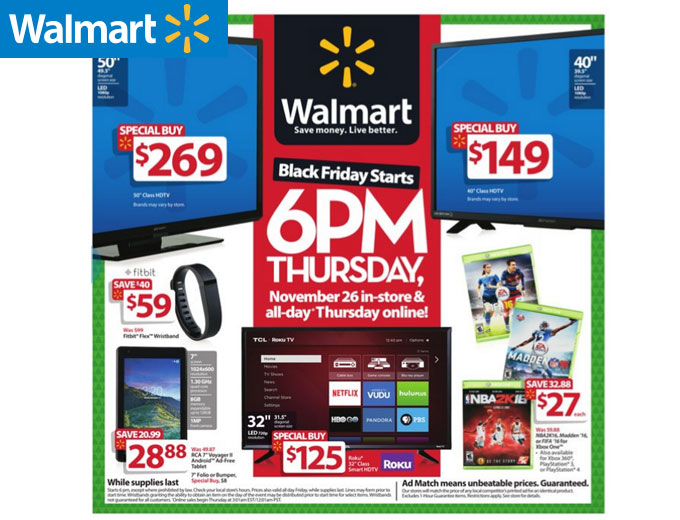 Walmart Black Friday Deals - View the Ad Now