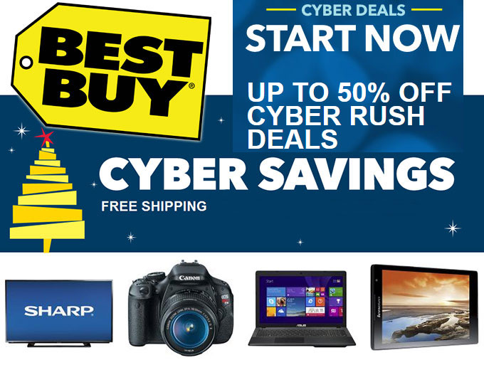 Best Buy Cyber Monday Rush Sale