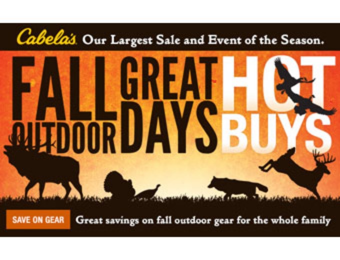 Deal: Cabela's Largest Sale Event of the Year