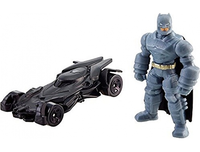 Armored Batman Mini Figure & Batmobile