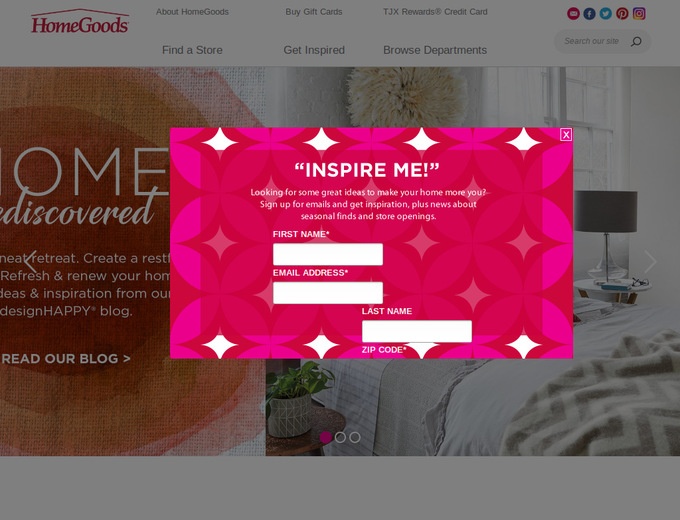 Home Goods Store Coupons & Promo Codes