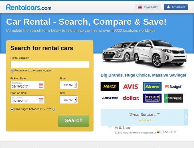 Discount Rental Cars Coupons & Promo Codes