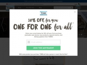 Toms Shoes Coupons on Toms Shoes Coupons   Tomsshoes Com Promotional Codes