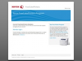 Xerox FreeColorPrinters
