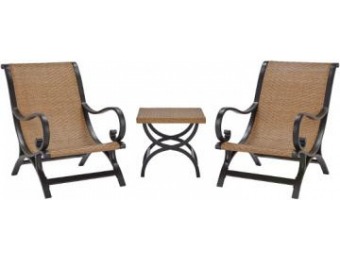 50% off Plantation 3-Piece All-Weather Patio Seating Set