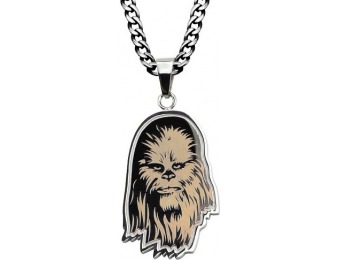 65% off Disney Star Wars Chewbacca Stainless Steel Pendant