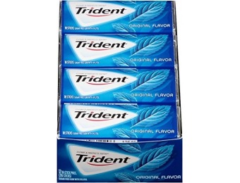 80% off Trident Sugar-Free Gum, Original, 18 Count (12 Packs)