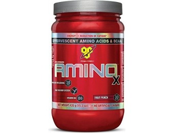 65% off BSN AMINO X Fruit Punch, 15.3 Ounce, 30 Servings