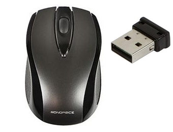 57% off Monoprice M24 Wireless 3-Button Optical Mouse