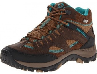$52 off Merrell Women's Salida Mid Waterproof Hiking Boots