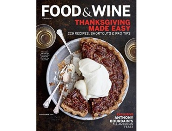 93% off Food & Wine Magazine - 1 year auto-renewal