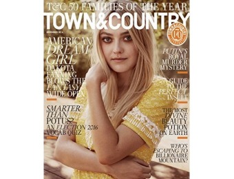 94% off Town & Country Magazine - 1 year auto-renewal