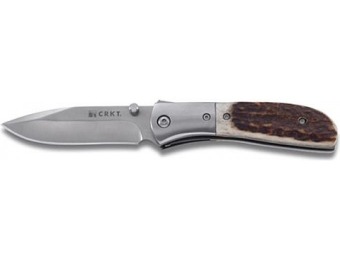 63% off Crkt M4 Stag Scale Folding Knife