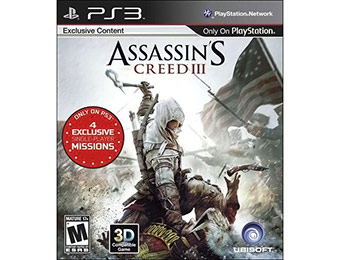 Extra $20 off Assassin's Creed III (PlayStation 3)