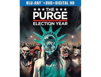 80% off The Purge: Election Year (Blu-ray + DVD + Digital HD)