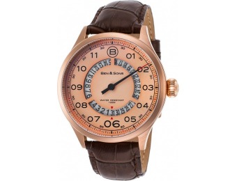 91% off Ben & Sons Arrow Brown Genuine Leather Watch