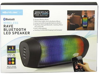 71% off Rave Bluetooth LED Speaker