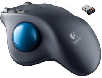 58% off Logitech M570 Laser Wireless Trackball USB Mouse