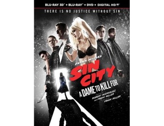 80% off Frank Miller's Sin City: A Dame To Kill For (Blu-ray 3D + DVD)