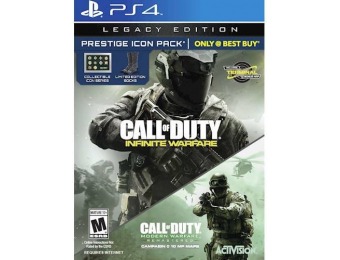 $25 off Infinite Warfare Legacy Edition Prestige Icon Pack - PS4