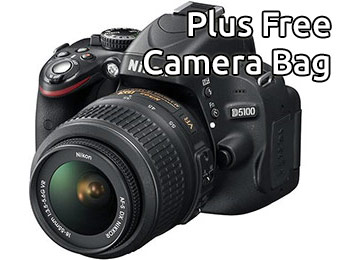 $220 off Nikon D5100 Digital SLR Camera with 18-55mm VR Lens
