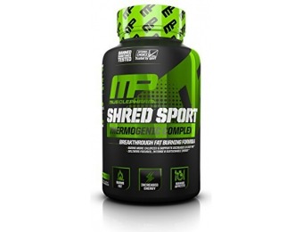 66% off Muscle Pharm Shred Sport Thermogenic 30 Serving, 60 Caps