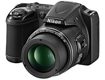 $90 off + Free Camera Bag w/ Nikon Coolpix L820 16MP Digital Camera