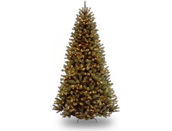 76% off 7-1/2' Prelit Artificial North Valley Spruce Tree, 550 Lights