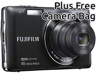 $30 off + Free Camera Bag w/ Fujifilm FinePix JX650 16.0-Mp Digital Camera, Free Shipping