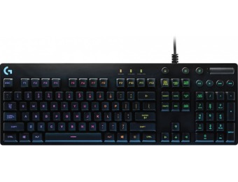 50% off Logitech G810 Orion Spectrum RGB Gaming Keyboard
