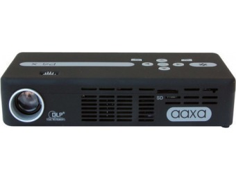 $80 off AAXA P4-X Pico DLP Mini Projector - Soft Black