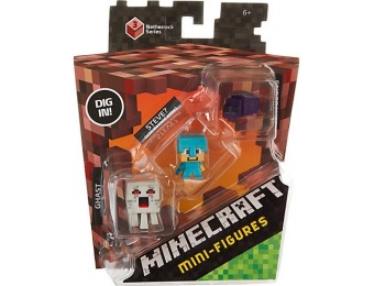 60% off Minecraft Netherrack Series Mini Figure 3-Pack