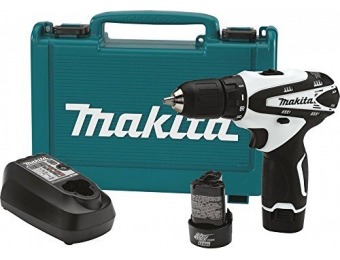42% off Makita FD02W 12V max Lithium-Ion 3/8" Driver-Drill Kit