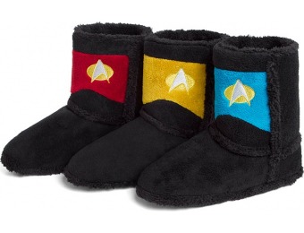 48% off Star Trek TNG Uniform Boot Slippers