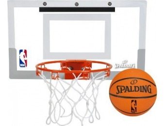 55% off Spalding NBA Slam Jam Over-The-Door Mini Basketball Hoop