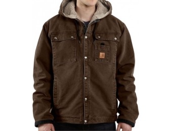 62% off Carhartt Sandstone Hooded Multi-Pocket Jacket