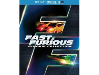 63% off Fast & Furious: 6 Movie Collection (Blu-ray + Digital HD)