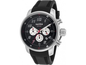 93% off Red Line Topgear Chrono Black Silicone and Dial Watch