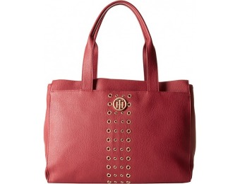 77% off Tommy Hilfiger TH Eyelet Tote (Red)