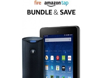 $80 off Fire Tablet, 7" Display, 16 GB + Amazon Tap