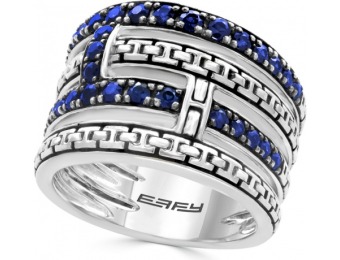 58% off Effy Royale Bleu Sapphire Multi-Layer Statement Ring