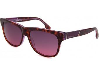 78% off Diesel Women's Square Tortoise Sunglasses