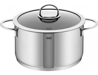 79% off Silit Vignola High Casserole with Lid - 18/10 Stainless Steel