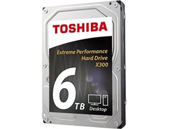 $90 off Toshiba X300 6TB Desktop 3.5" 7200rpm Internal Hard Drive