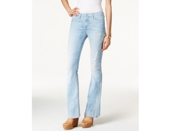 89% off Calvin Klein Flared Bourges Blue Wash Jeans