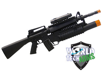 74% off Mini Commando M16 M203 Grenade Launcher Rifle Airsoft Gun