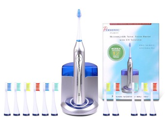 $50 off Pursonic S450 Deluxe Plus Sonic Toothbrush + Bonus Brushes