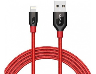 69% off Anker PowerLine+ Lightning 6' Double Braided Nylon Cable
