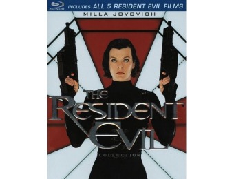 67% off The Resident Evil Collection [5 Discs] (Blu-ray)