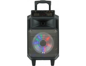 48% off QFX 8" Bluetooth Portable Battery-Powered Party Speaker